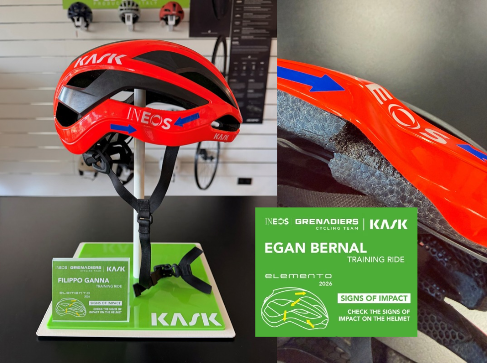 Nieuwsafbeelding Zelfs de grootste namen in het peloton hebben hun helm nodig. 🪖